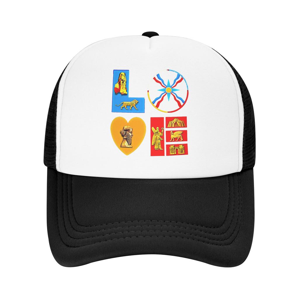 Assyria Assyrian Mesh Golf Hat Caps Outfit for Unisex Adjustable Baseball Cap MeshBack Cooling Breathable Hats