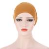 Women Turban Muslim Hijab Head Wrap Made In Sanded Milk Silk Base Caps
