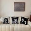 Che G-Guevaras Smoking Cushion Cover Living Room Accent Couch Back Support Square Lounge Restful Nap Companion Pillow Case