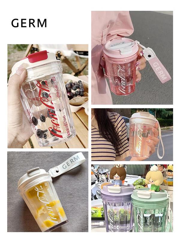 Genniec x Coca-Cola 390ml Scented Straw Water Bottle