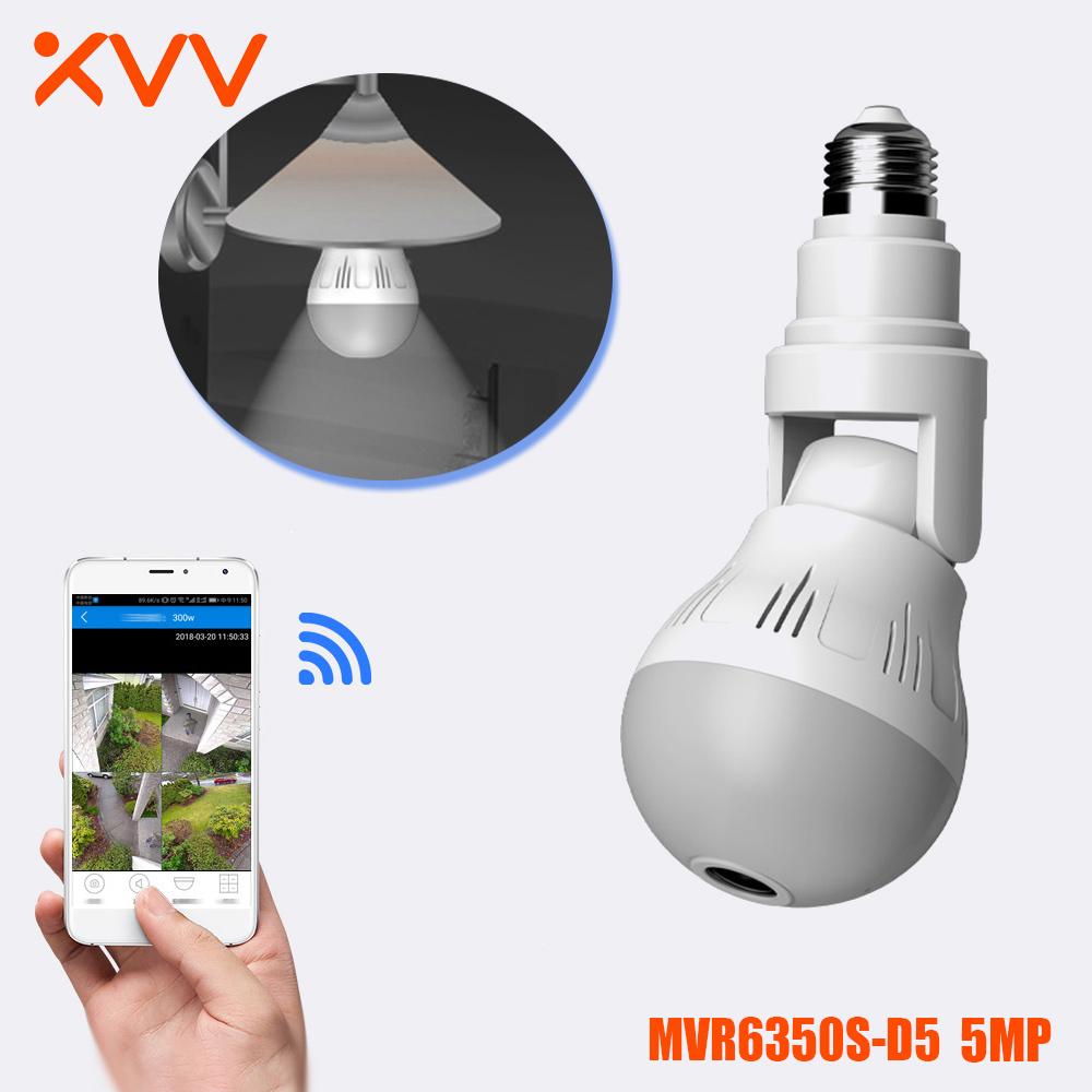 Bulb-Shaped Panoramic Camera Surveillance Security Cam Lighting Bulb ...