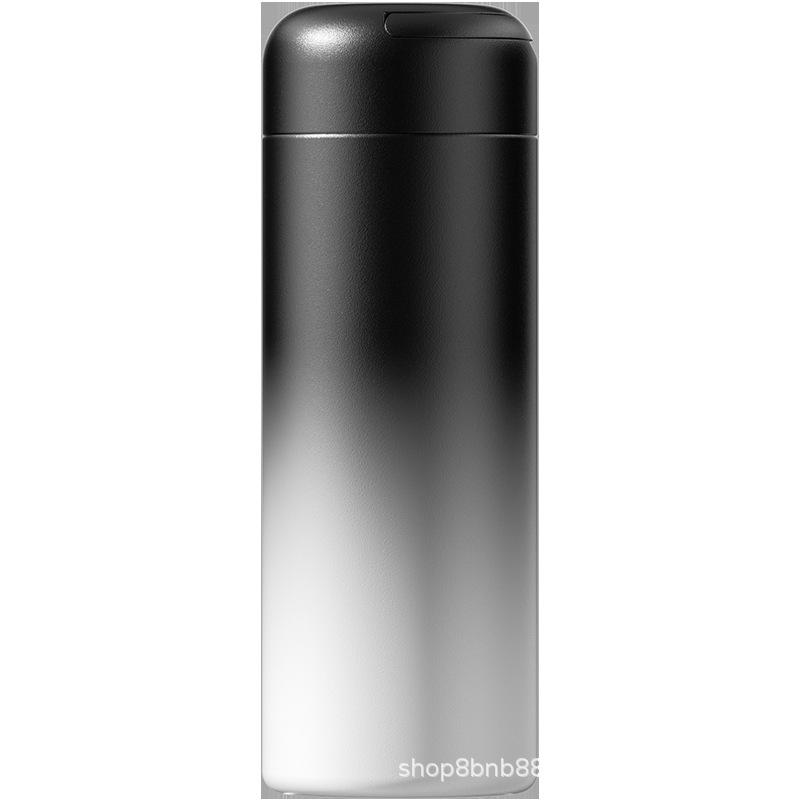 Men's Magnetic Thermos: 316 Stainless Steel, Tea Infuser, Separate Chambers, Magnetic Pop-up Cup, Portable High-End Business Water Cup