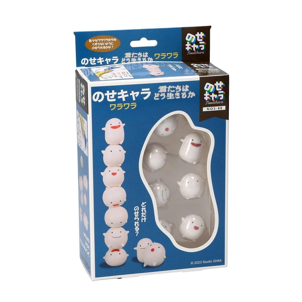 Ensky - Boy and Heron Strawberry Nose Character Assortment Set (NOS-88) Studio Ghibli Official Stackable Figures