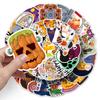50 Halloween Graffiti Stickers Personalized Cartoon Horror Festival Decoration Mobile Phone Case Water Cup Creative Stickers