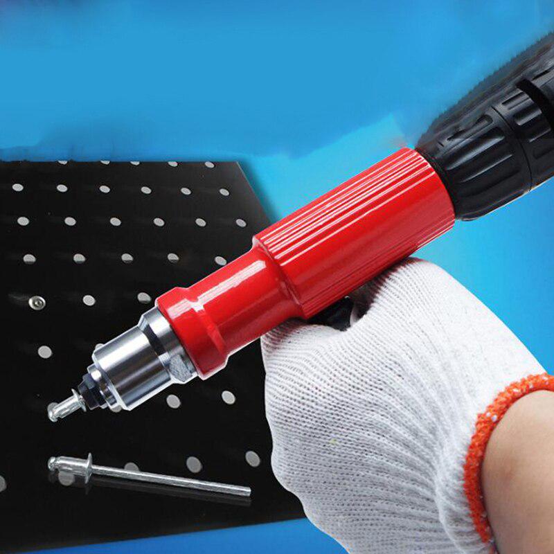 Electric Rivet Nut Gun Riveting Tool Cordless Riveting Drill Adapter Insert Nut Tool