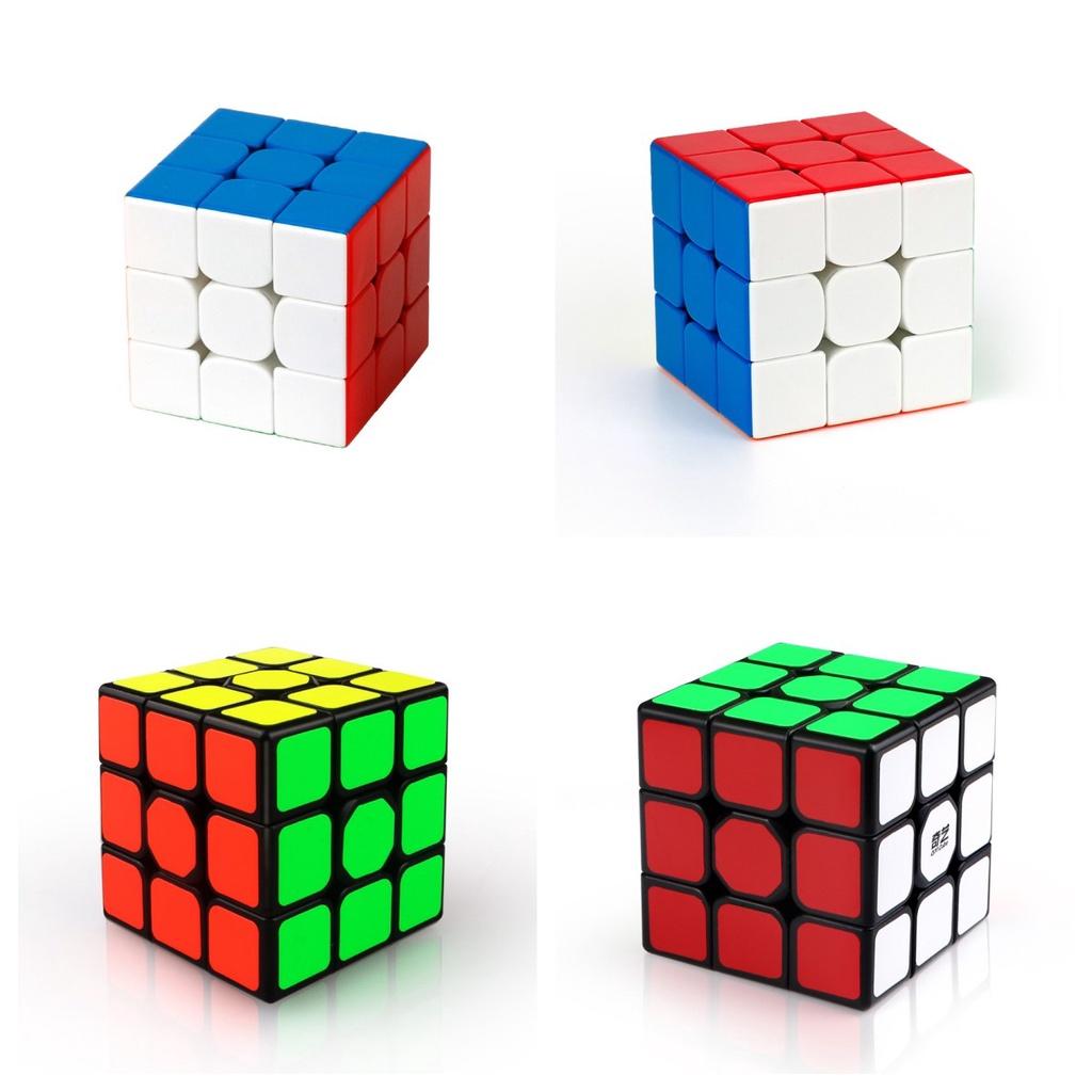 Professional 3x3 Magnetic Cube For Competitions In Magnetic Rainbow And Black