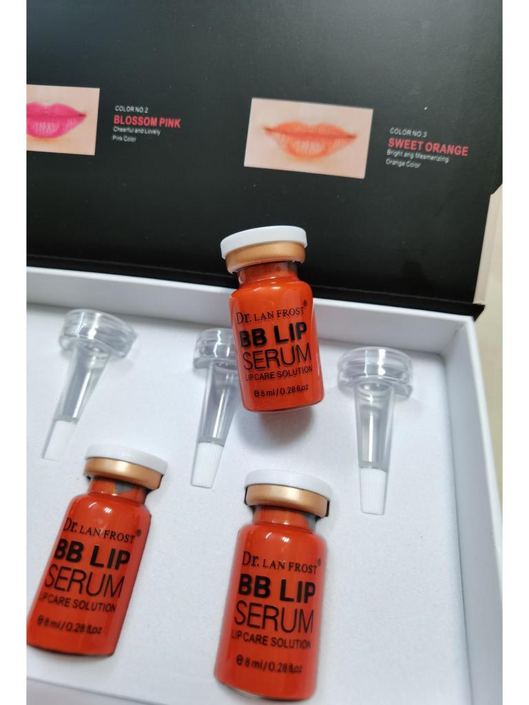 Dr. Lan Frost BB Glow Lūpų Mezoterapija Pusiau Nuolatiniai Lūpų Dažai Serumas