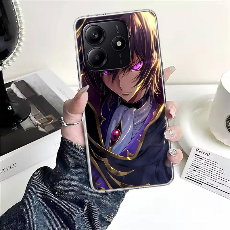 Code Geass Anime Weiche Handyhülle Für Xiaomi Redmi Note 15 14 14S 13 12 Pro Plus 12S 11 11S 11E 10 10S 11T 5G Fundas Coque Redmi