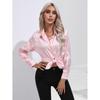 Sleeve Long Fashion Highend Ladies Shirt Elegant Business Partydate Womens Tops Woman Casual Clothing