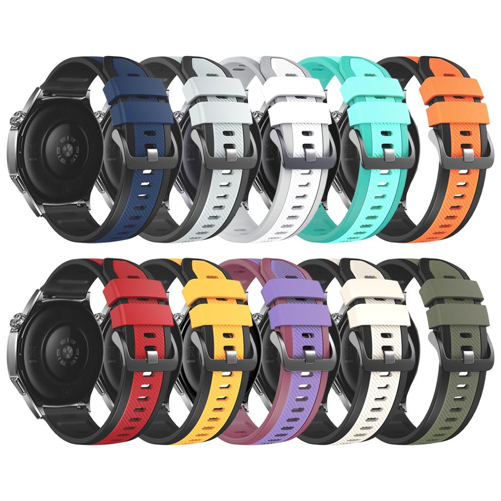 22mm Silicone Watchband For HUAWEI WATCH GT 6/GT6 Pro Sports Soft Strap For HUAWEI WATCH 5/4 Pro Ultimate GT 5 4 3 46mm Bracelet
