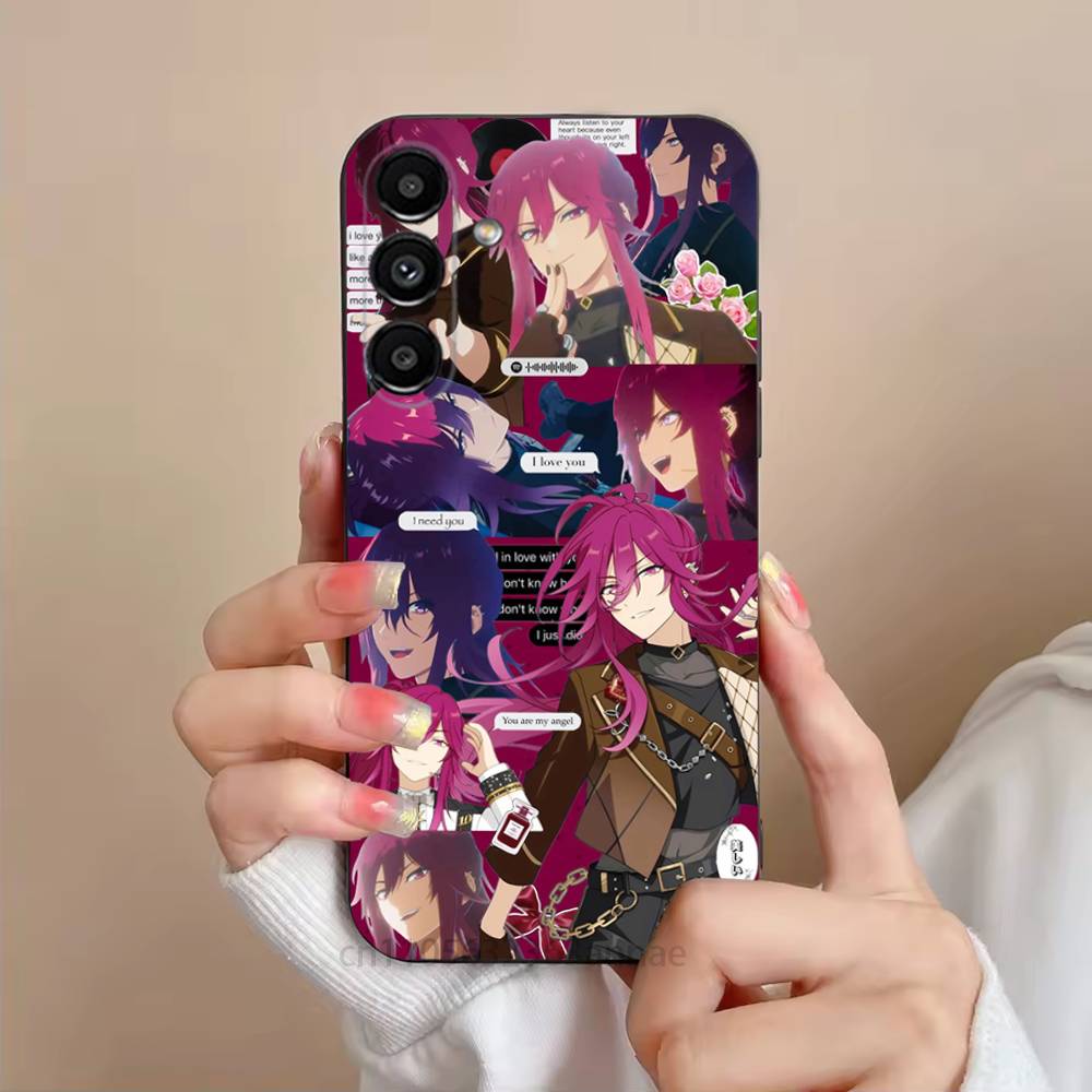 Nozomi Madoka Customizable Phone Case For Samsung S25,24,23,22,21,S20,Ultra,Plus,FE Black Soft Cover
