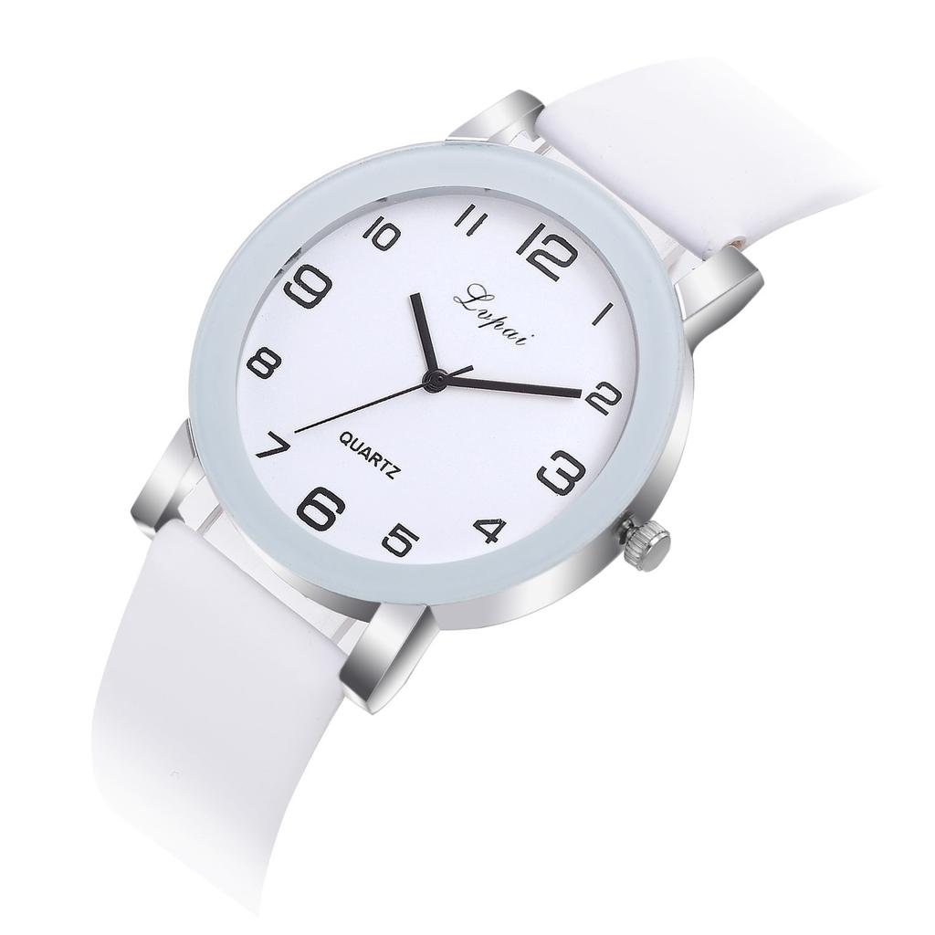 Fashion Simple Leather Watch Women Analog Quartz Wrist Watches