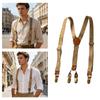 Tirantes Elásticos Old Fashion con Pinza Antideslizante y Diseño en Y para Hombres, Mujeres y Adolescentes Longitud Ajustable