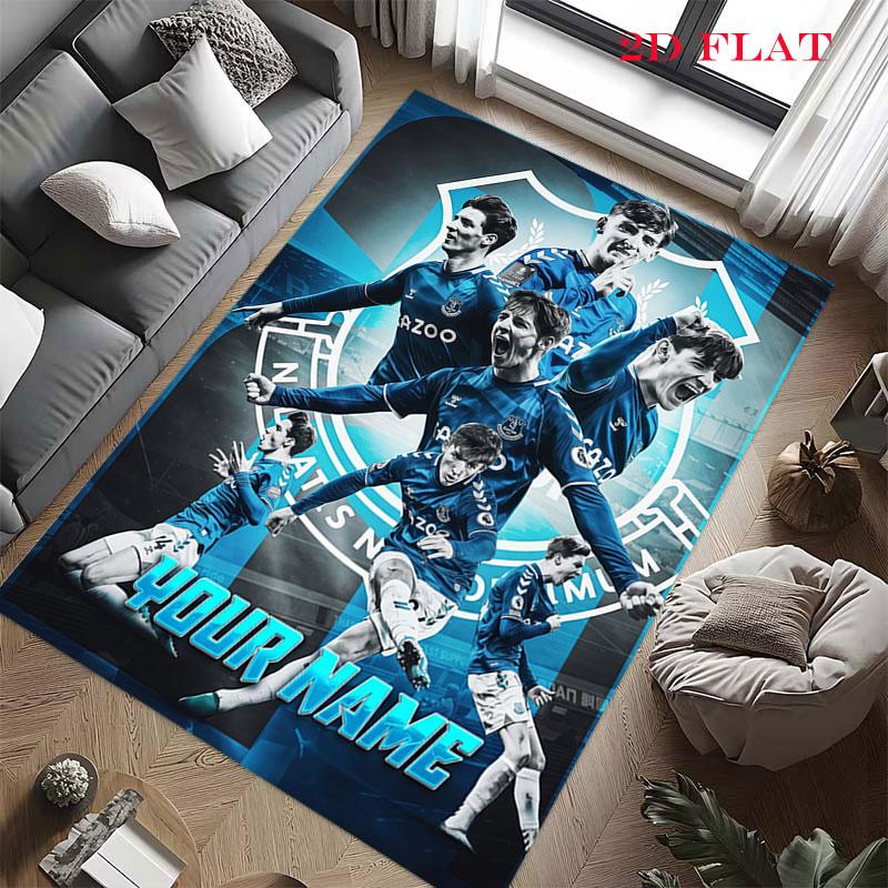 Custom Everton Carpet Rug for Living Room Bedroom Home Sofa Decoration,Kids play Nonslip Floor Mat