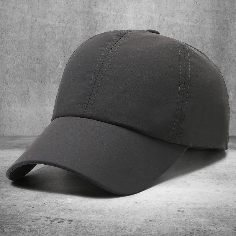 Quick-drying breathable sun hat baseball cap embroidery men's outdoor sports visor women's cap