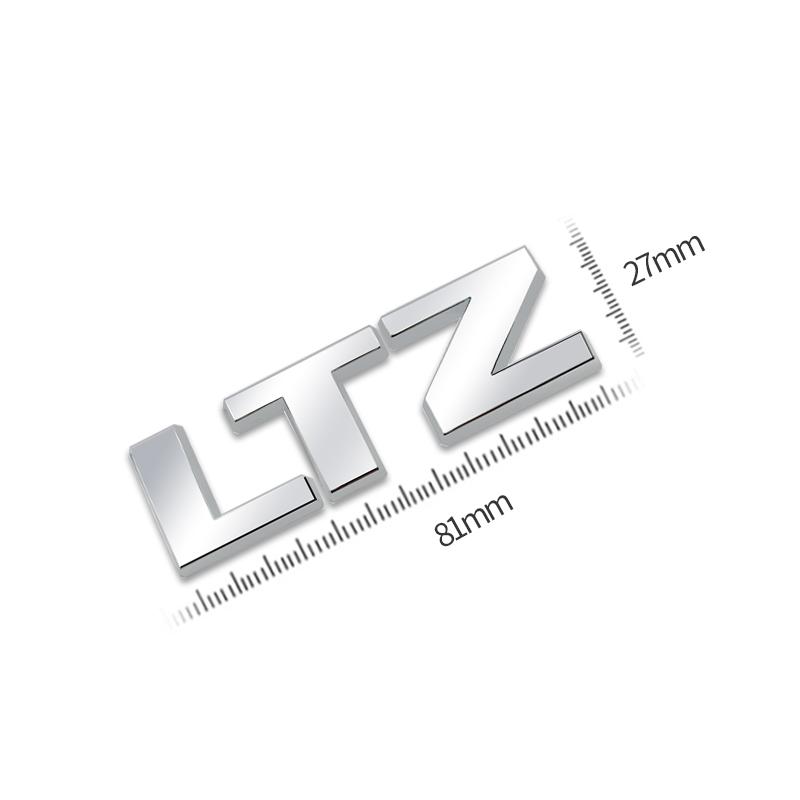 Car-Styling Metal LTZ Emblem Car Trunk Body Stickers For Chevrolet GMC Colorado Suburban Xtreme Silverado Cruze Lacetti Captiva