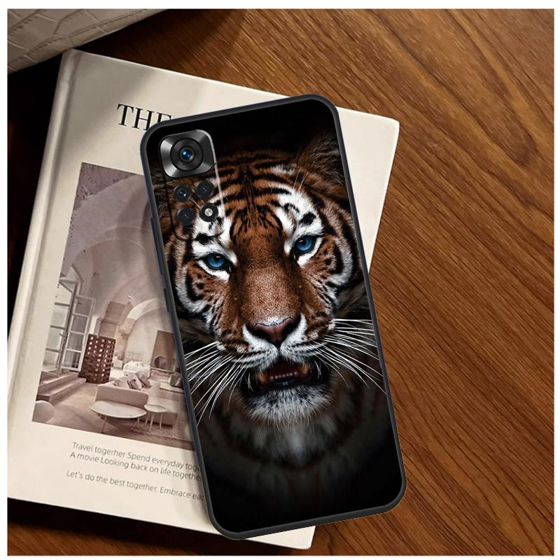 Tigergesicht Hülle Für Xiaomi Redmi Note 13 9 10 11 12 14 15 Pro Plus Abdeckung Für Redmi 15 C 12C 13C 14C 10C