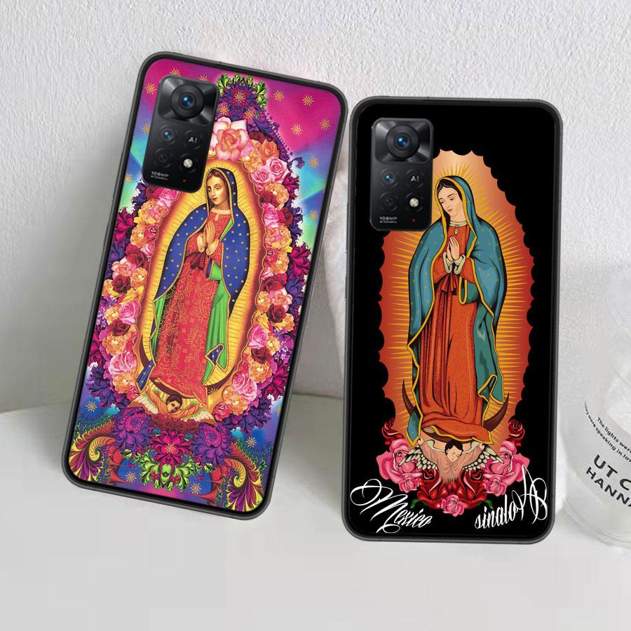 Virgin De Guadalupe Virgen Mary Phone Case For Redmi Note 14 13 Pro 5G Plus 12 12C 10 10A 10C 9 9A 9C 9T 8 8A K60 K70 Pro Xiaomi