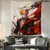 Bleach Wall Tapestry Aesthetic Wall Hanging Printed Fabric Blanket Decorative Tapestries for Bedroom Living Room Home Decor