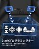 EasySMX Wireless RGB Backlit PC Controller for Switch Joy-Cons, Compatible with Windows PC, Switch, iOS, Android, and Steam, with Hall Effect