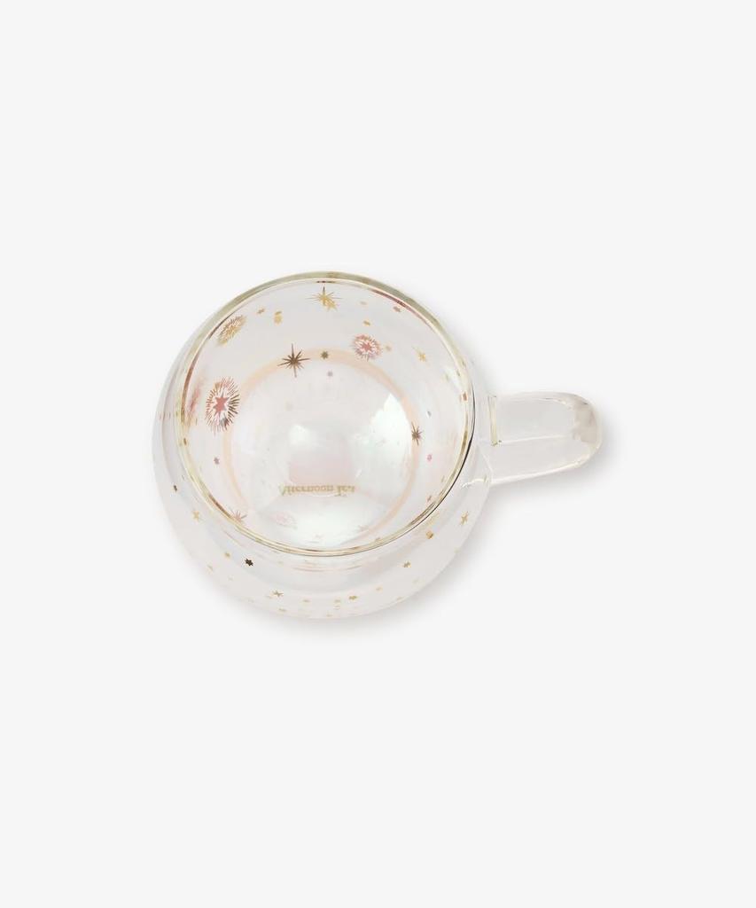 Afternoon Tea Living JN58 Sky Design Heat-Resistant Double-Walled Mug, Clear/Starry