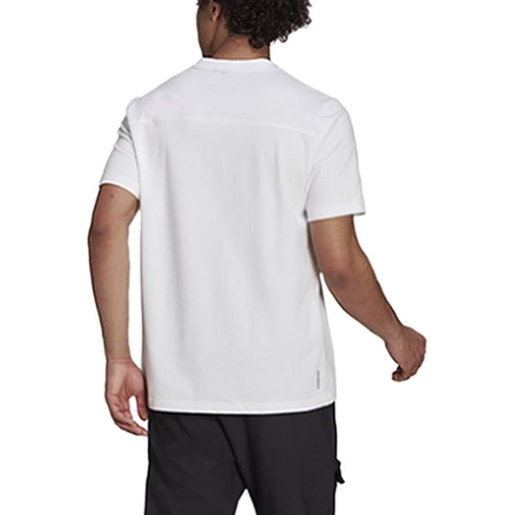 Adidas Plain Short Sleeve T-Shirt Men Tops White GR4080