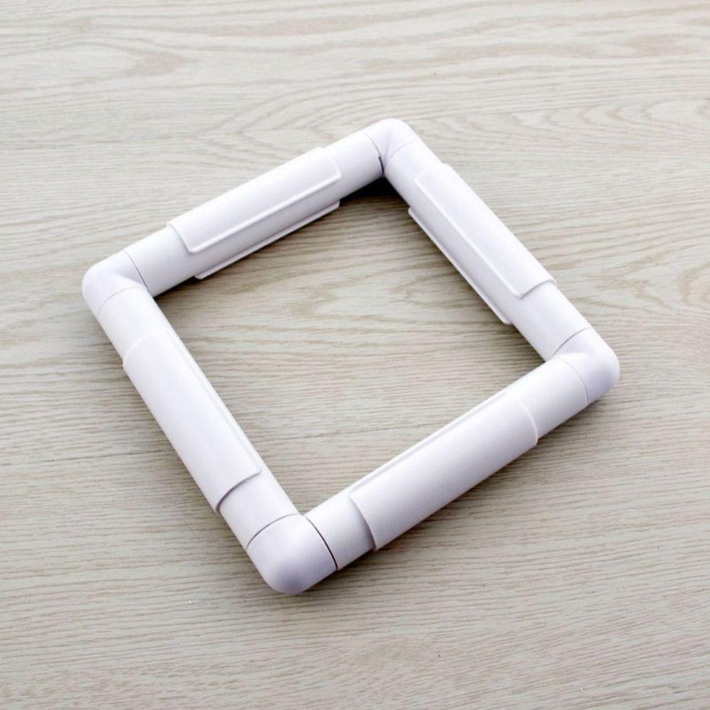 Square Embroidery Hoop Plastic Cross Stitch Hoop DIY Embroidery Frame Sewing