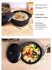High-Temperature Resistant Clay Pot for Noodles, Casseroles, and Soups – Ideal for Open Flame Cooking, Spicy Hotpot, and Porridge.