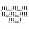 Headlamp Clips 30 Pcs Sturdy Plastic for Secure Helmet Fixing During Activities