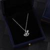 Micro-set Zircon Moissanite Leaf Necklace Fashion Commute Jewelry