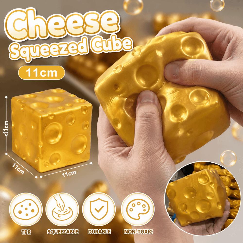 Realistic Giant Cheese Squishy Toy Super Soft Slow Rebound Fidget Toy Cheese Pinch Stress Relief