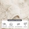 Soft Fluffy Faux Fur Plush Sofa Cover Slipcover Non-slip Furniture Protector 1/2/4 Seate Couch Covers for Living Room Home Decor
