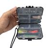 2Pcs Fishing Tackle Storage Box Fishing Lures Baits Hooks Storage Container Tackle Box Case Fishing Accessory Case