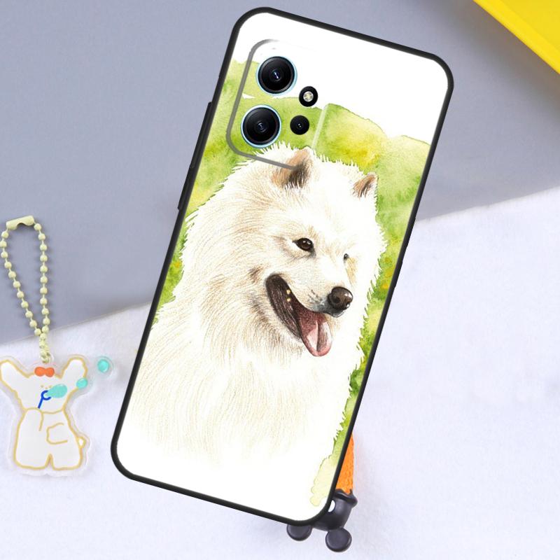 Cartoon Samoyed Dog For Xiaomi Redmi 12 9C 10C 12C 13C Case For Redmi Note 12 Pro 11 8 9 10 Pro 9S 10S 11S 12S