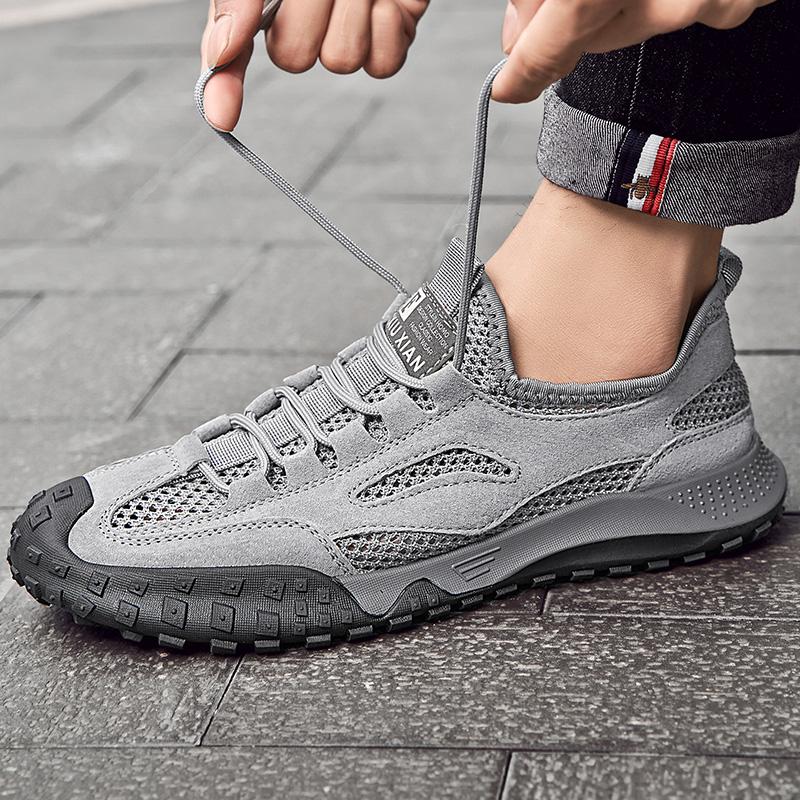 Pantofi sport de vară pentru bărbați, brand de lux, respirabili, cu uscare rapidă, sport, camping, adidași, pantofi de plajă, pantofi de plajă, pantofi de plajă de lux