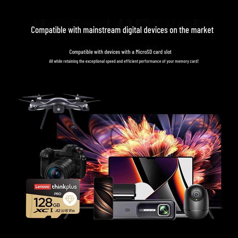 Kompatible TF MicroSD-Karte für Lenovo-Geräte - Mobiltelefone, Tablets, Dashcams und Speicher; Bietet große Kapazität.