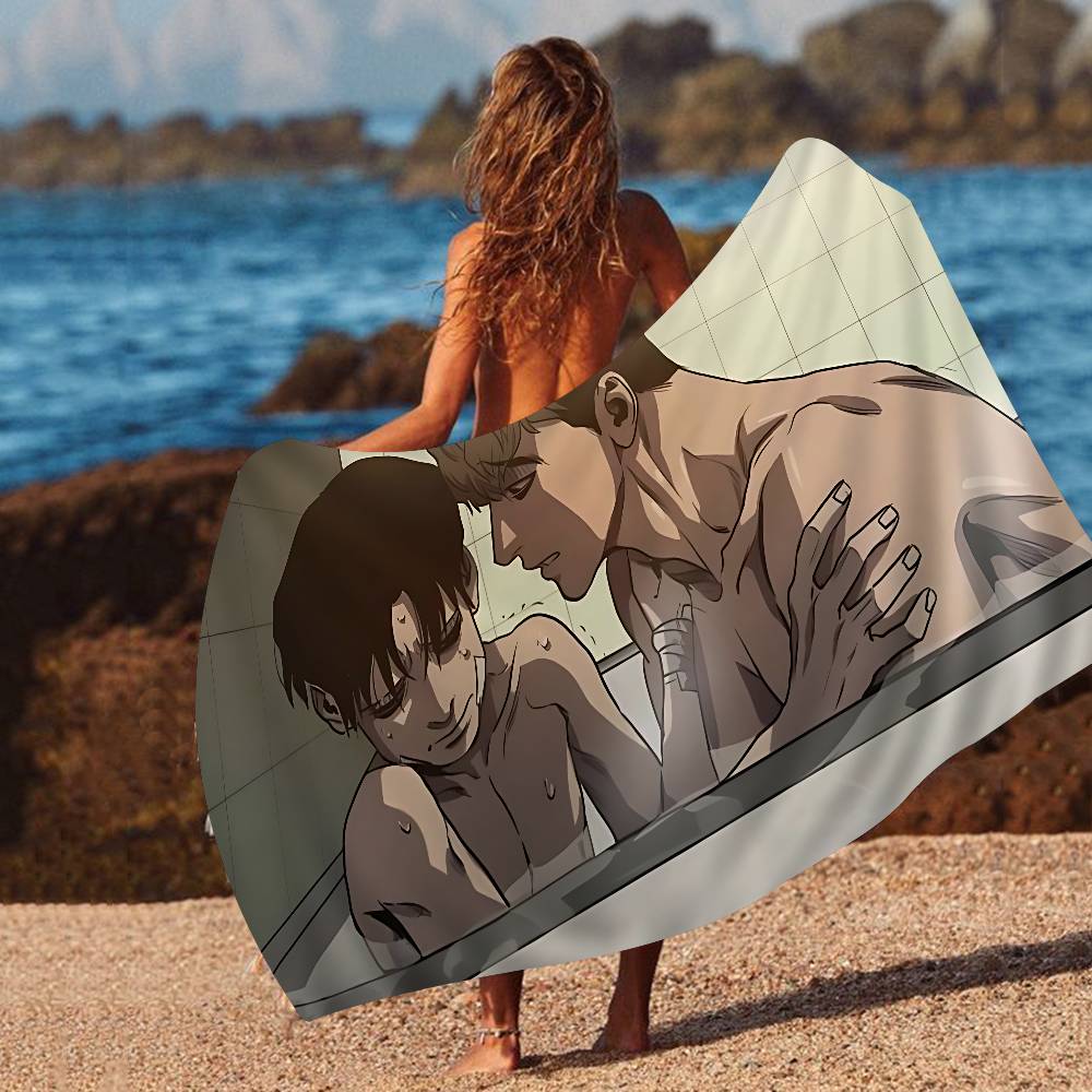 Anime Killing Stalk Big Microfiber Beach Towels Quick Dry Towel Sand Beach Towels Pool Towel for Travel Swim Pool Yoga