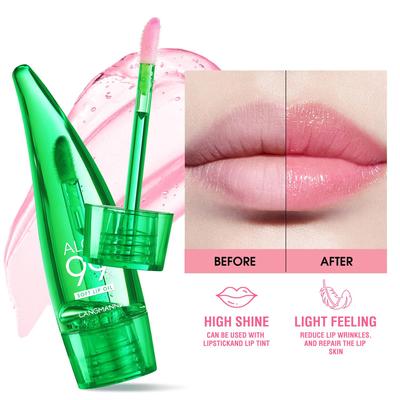 New Aloe Vera Lip Color Warm and Colorful Lip Glaze Moisturizes and Moisturizes Lips Relieving Dry Lips Removing Dead Skin  Colorful Lipstick
