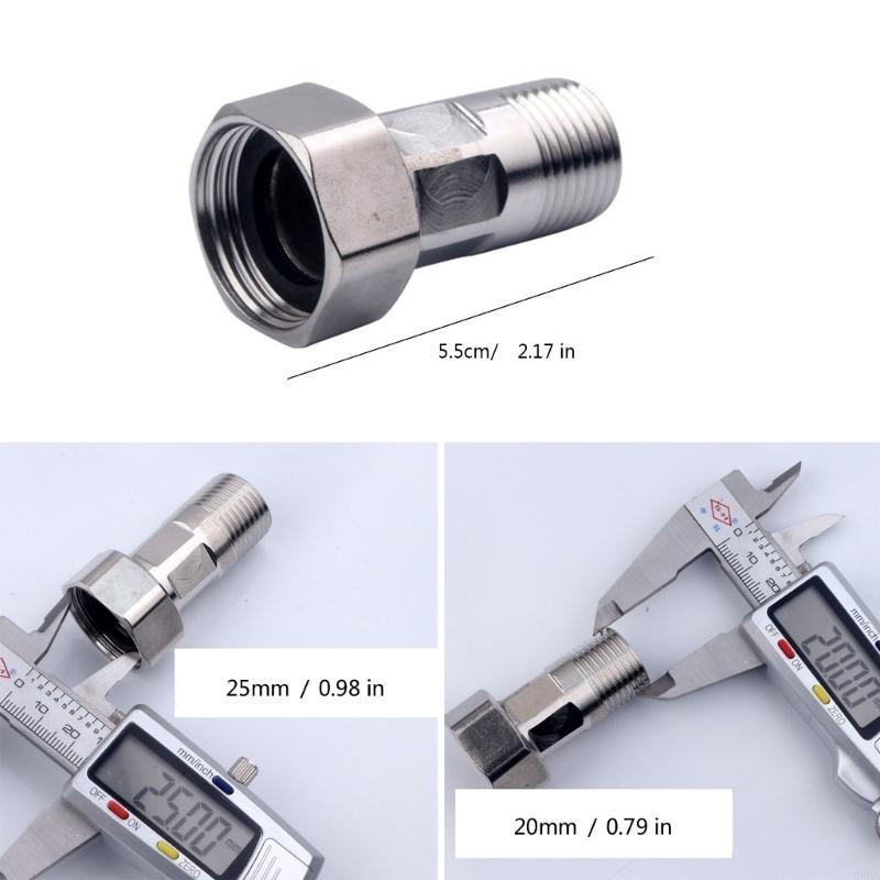 G8DA 4Pcs Water Pipe Reducing Union 1/2inch Male 3/4inch Female Threaded Connector