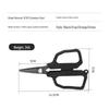 Multifunctional Stainless Steel Fishing Scissors with Strong Line and Rope Pulling for Outdoor Use