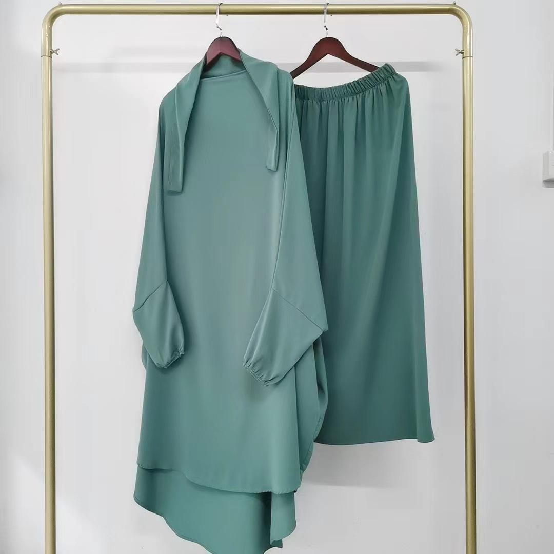 

Ближневосточный халат с капюшоном Yiduoduo: Однотонный костюм-двойка с боковыми карманами One Size