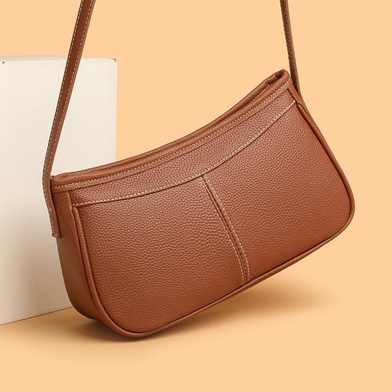 100% Genuine Leather Crossbody Bags for Women Commuting Shoulder Messenger Bag Luxury Designer Casual Female Handbags Sac A Main