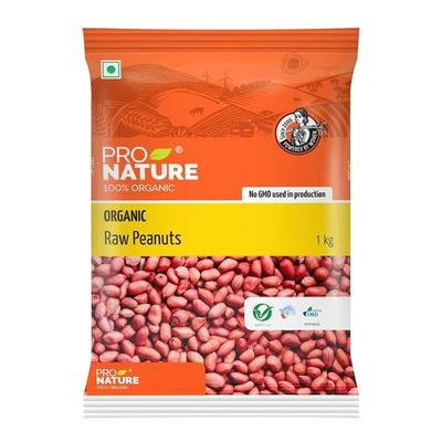 Pro Nature 100% organické surové arašidy, 1 kg