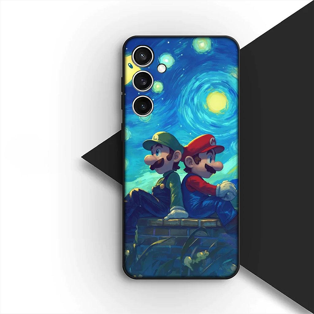 

Phone Cover for Samsung Galaxy S22 S21 S20 FE Ultra Plus A07 A17 A15 A16 A25 A57 A37 Casing Soft Case Game M-Marios-Wallpaper Samsung S21