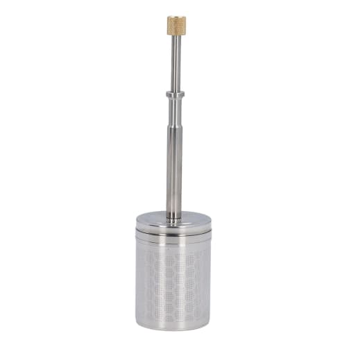 

Кофеварка и чайник, кофейный инфузор пресс-типа, портативный микро-френч-пресс из нержавеющей стали с многоразовым плунжерным фильтром для экстракции кофе, для дома а