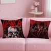 classic band Slayer Cushion Cover Soft & Easy-Wash Pillow Case – Versatile for Couch, Bed, Travel and Office