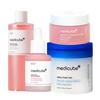 Medicube PDRN 4-Step Set (Zero Pore Pad 2.0 70 Sheets + Cica Soothing Toner 250ml + Pink Ampoule 30ml + Collagen Capsule Cream 55g)