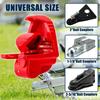 Trailer Hitch Locks With Keys Universal Size Fits 1-7/8 2-5/16 2 Inch Ball Hitch Lock Coupler Adjustable Tongue Lock-A99D