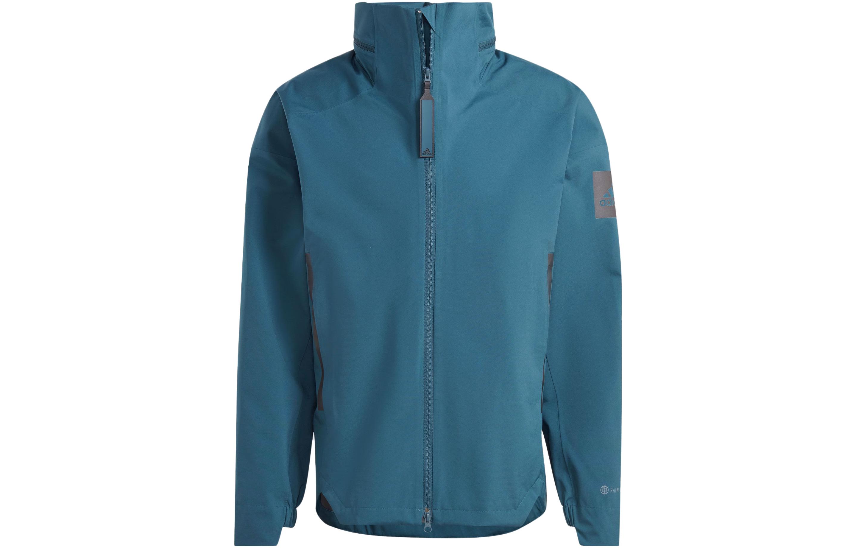 Adidas hooded logo-print jacket HZ5701 S
