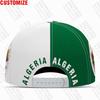 Algeria Baseball Cap Free Custom Name Number Dza Hat Islam Logo Arabic Algerie Arab Text Alger Travel Flag Algier Po Headgear